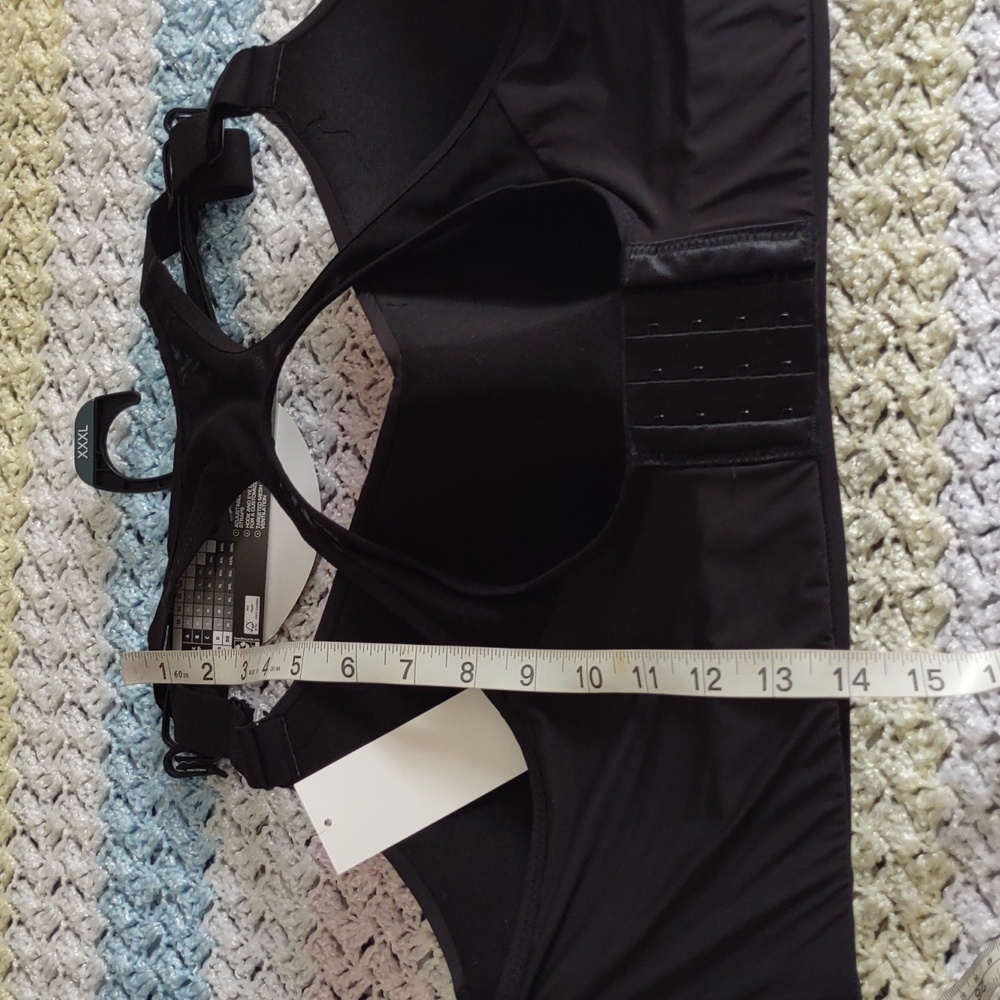 Avia XXXL (D-DD) Non Wire High Support Black Bra *Flawed* - Picture 6 of 14